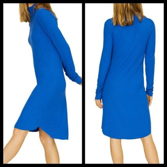 Anthropologie Sanctuary Long Sleeve Blue Rayon Dress Small NWT - Picture 1 of 4